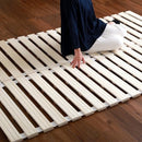 すのこマット ダブル 折りたたみ 桐 スノコ ベッド用 敷き布団用 ロール収納 【納期E】【szo-kir-r-d】