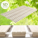 すのこマット セミダブル 折りたたみ 桐 スノコ ベッド 敷き布団 ロール収納 【納期E】【szo-kir-r-sd】