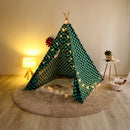 テント 子ども 子供部屋 市松模様 鬼滅風 鬼滅の刃風 竈門炭治郎風 着物風 デザイン 柄 格子 和風 和柄 チェック 遊具 キッズテント 遊び場 オモチャ 室内用 【納期E】【szo-kist-k】