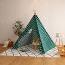 テント 子ども 子供部屋 市松模様 鬼滅風 鬼滅の刃風 竈門炭治郎風 着物風 デザイン 柄 格子 和風 和柄 チェック 遊具 キッズテント 遊び場 オモチャ 室内用 【納期E】【szo-kist-k】