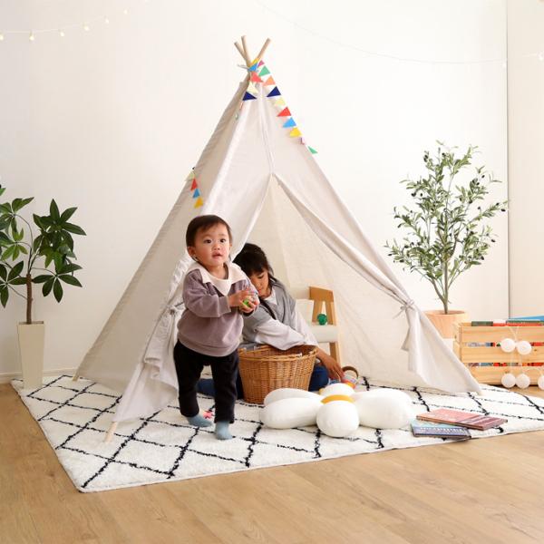 テント おもちゃ 玩具 子供用 キッズ 子ども部屋 遊具 キッズテント 遊び場 プレイルーム リビング ダイニング 室内用 屋内用 収納袋付き バッグ コンパクト 【納期E】【szo-kist-pl】