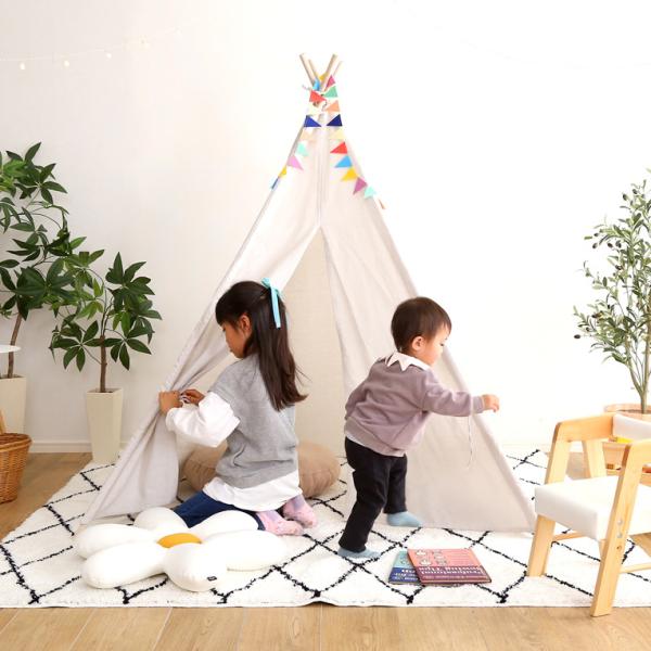 テント おもちゃ 玩具 子供用 キッズ 子ども部屋 遊具 キッズテント 遊び場 プレイルーム リビング ダイニング 室内用 屋内用 収納袋付き バッグ コンパクト 【納期E】【szo-kist-pl】