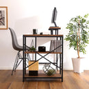 パスコンデスク PCデスク 机 卓上棚付き 作業スペース 作業台 ラック 棚 収納 スタイリッシュ 北欧 西海岸風 ナチュラル カントリー おしゃれ かっこいい 【納期A】【szo-lbk-120】