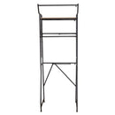 洗濯機ラック 収納 ランドリーラック 洗濯機 収納ラック 洗濯機上 スペース 収納棚 スチール おしゃれ 棚 ハンガー ランドリーバスケット 洗濯かご 洗濯物 【納期E】【szo-ldr-k】