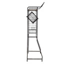 洗濯機ラック 収納 ランドリーラック 洗濯機 収納ラック 洗濯機上 スペース 収納棚 スチール おしゃれ 棚 ハンガー ランドリーバスケット 洗濯かご 洗濯物 【納期E】【szo-ldr-k】