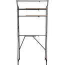 ランドリーラック ハンガーラック 棚 収納ラック 洗濯機上ラック スペース 有効活用 おしゃれ 伸縮 ランドリー収納 ビンテージ風 レトロ 北欧 西海岸 アメリカン 【納期E】【szo-ldr-t】