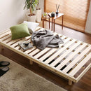 すのこベッド シングル ひのき フレームのみ 脚 足 取り外し 高さ調整 天然木製 ヒノキ 檜 高さ調節可能 スノコベッド すのこ ベッド フレーム 枠 抗菌 防虫 【納期E】【szo-lhk-02s】