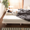 スノコベッド フレーム D ダブルサイズ 脚つき 高さ調節可能 パイン材 通気性 湿気防止 シンプル 大きいサイズ 大 シンプル 北欧 すのこ マットレス別売り 【納期E】【szo-lps-01d】