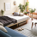 スノコベッド シングル ベッドフレームのみ 脚付き 高さ調節 ロータイプ ハイタイプ パイン材 通気性 湿気防止 すのこベッド 癒し 森林浴 リラックス 【納期E】【szo-lps-01s】