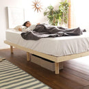 スノコベッド シングル ベッドフレームのみ 脚付き 高さ調節 ロータイプ ハイタイプ パイン材 通気性 湿気防止 すのこベッド 癒し 森林浴 リラックス 【納期E】【szo-lps-01s】