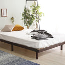 スノコベッド セミダブル サイズ フレームのみ 単品 足つき 脚 高さ変更 パイン材 丈夫 頑丈 すのこベッド 北欧 森林浴 癒し マットレス別売り 【納期E】【szo-lps-01sd】