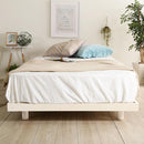 スノコベッド セミダブル サイズ フレームのみ 単品 足つき 脚 高さ変更 パイン材 丈夫 頑丈 すのこベッド 北欧 森林浴 癒し マットレス別売り 【納期E】【szo-lps-01sd】