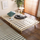 スノコベッド セミダブル サイズ フレームのみ 単品 足つき 脚 高さ変更 パイン材 丈夫 頑丈 すのこベッド 北欧 森林浴 癒し マットレス別売り 【納期E】【szo-lps-01sd】