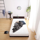 すのこベッド シングル 脚付き 取り外し 低ホルムアルデヒド コンセント付き 2口 宮棚 ヘッドボード 北欧産パインフレーム ベッドフレーム マットレス別売り 【納期E】【szo-lps-mp-01s】