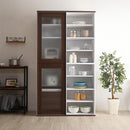 食器棚 スライド扉 引き戸 幅100cm 高さ180cm 奥行き45cm 大容量 ガラス 収納 棚 北欧 おしゃれ キッチン収納 レンジラック 可動棚 コンセント 引き出し 【納期A】【szo-ngdl-18100】