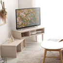 テレビ台 伸縮 変形 TV台 テレビボード TVボード ローボード 棚 収納 ラック 北欧 おしゃれ コンパクト 形 変えられる 変わる オープンスペース 木目 ナチュラル 【納期A】【szo-ok-75ex】