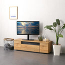 テレビスタンド モニター台 ラック TV台 小さい ミニ 小型 卓上 スイング 角度調整 向き 調節 高さ 変更 白 黒 オフィス 事務所 会議 耐震 32インチ 50型 対応 【納期E】【szo-otg-c】