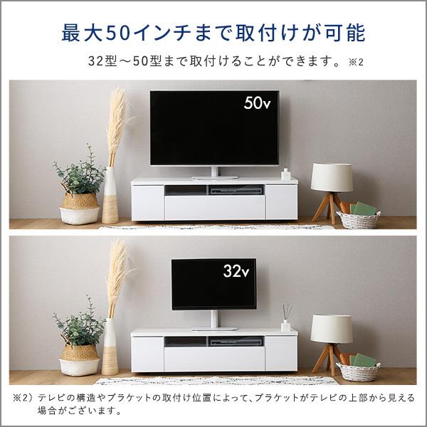 テレビスタンド モニター台 ラック TV台 小さい ミニ 小型 卓上 スイング 角度調整 向き 調節 高さ 変更 白 黒 オフィス 事務所 会議 耐震 32インチ 50型 対応 【納期E】【szo-otg-c】