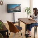 テレビスタンド TVスタンド 壁寄せ 部屋の隅 角 端っこ テレビ台 TV台 ブラック 黒 ホワイト 白 ピンク グリーン 緑 テレビラック コーナー 設置 32型 50型 65型 【納期E】【szo-otg-h】