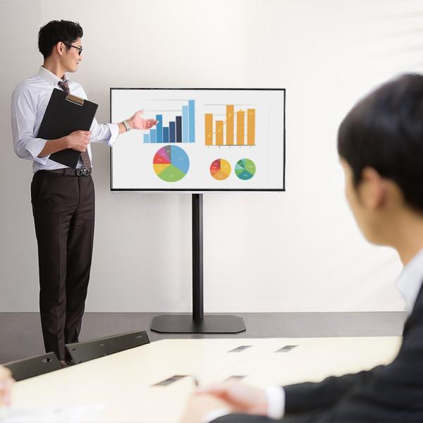 テレビスタンド TVスタンド 壁寄せ 部屋の隅 角 端っこ テレビ台 TV台 ブラック 黒 ホワイト 白 ピンク グリーン 緑 テレビラック コーナー 設置 32型 50型 65型 【納期E】【szo-otg-h】