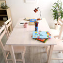 ダイニングセット 5点セット 4人掛け 椅子 天然木 長方形 シンプル 北欧 カフェ カントリー ナチュラル おしゃれ 4人用 ダイニングテーブル ダイニングチェア 【納期A】【szo-pnd-5】