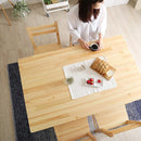 ダイニングセット 5点セット 4人掛け 椅子 天然木 長方形 シンプル 北欧 カフェ カントリー ナチュラル おしゃれ 4人用 ダイニングテーブル ダイニングチェア 【納期A】【szo-pnd-5】