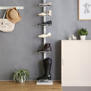 シューズラック 突っ張り つっぱり ディスプレイ 見せる 収納ラック 収納棚 天井 つっぱる 省スペース コンパクト コレクションラック スニーカー 革靴 30cm 【納期E】【szo-ppss】