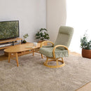 高座椅子 リクライニング フロアチェア 背もたれ ひじ掛け 肘置き 回転 座面 和風 和柄 モダン 和室 立ち上がり 座る 動作 楽 腰 膝 負担軽減 ポケット リビング 【納期E】【szo-rkz】