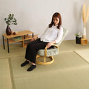 高座椅子 リクライニング フロアチェア 背もたれ ひじ掛け 肘置き 回転 座面 和風 和柄 モダン 和室 立ち上がり 座る 動作 楽 腰 膝 負担軽減 ポケット リビング 【納期E】【szo-rkz】