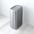 ゴミ箱 50L 自動開閉 センサー式 ごみ箱 スリム 細い 省スペース コンパクト ステンレス製 ボタン フタ 蓋 電池式 おしゃれ スタイリッシュ キッチン リビング 【納期E】【szo-roco】