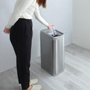 ゴミ箱 50L 自動開閉 センサー式 ごみ箱 スリム 細い 省スペース コンパクト ステンレス製 ボタン フタ 蓋 電池式 おしゃれ スタイリッシュ キッチン リビング 【納期E】【szo-roco】