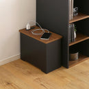 ルーターボックス 壁付け 置き型 壁寄せ ルーター収納ボックス 目隠し コンセント おしゃれ 棚 高さ30cm 約40cm幅 シンプル 北欧 木目 黒 ブラック 白 ホワイト 【納期E】【szo-rtb-h30】