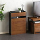 ケーブルボックス 棚 収納 目隠し コード コンセント 隠す おしゃれ 黒 ブラック ルーターボックス 壁寄せ ルーター収納ボックス 巾木除け ケーブル収納ボックス 【納期E】【szo-rtsb-h60】