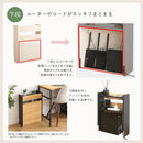 ケーブルボックス 棚 収納 目隠し コード コンセント 隠す おしゃれ 黒 ブラック ルーターボックス 壁寄せ ルーター収納ボックス 巾木除け ケーブル収納ボックス 【納期E】【szo-rtsb-h60】