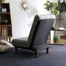 フロアソファ 1人掛け用 脚付き 座椅子 リクライニング ボリューム 厚み 【納期E】【szo-sh-01-qua1p】