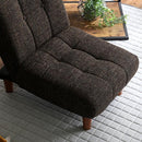 フロアソファ 1人掛け用 脚付き 座椅子 リクライニング ボリューム 厚み 【納期E】【szo-sh-01-qua1p】