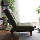 フロアソファ 1人掛け用 脚付き 座椅子 リクライニング ボリューム 厚み 【納期E】【szo-sh-01-qua1p】