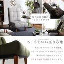 フロアソファ 1人掛け用 脚付き 座椅子 リクライニング ボリューム 厚み 【納期E】【szo-sh-01-qua1p】