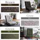 フロアソファ 1人掛け用 脚付き 座椅子 リクライニング ボリューム 厚み 【納期E】【szo-sh-01-qua1p】