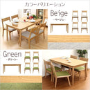 ダイニング5点セット 北欧 ロースタイル テーブル チェアー 低め 椅子 4脚 【納期E】【szo-sh-01ris-5cn】