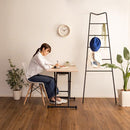 テーブル 昇降式 ダイニング リビング デスク 机 おしゃれ 北欧 カフェ風 西海岸風 レトロ 折り畳み 折りたたみ 無段階 ガス圧 昇降テーブル 【納期E】【szo-sh-05-19242】