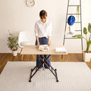 テーブル 昇降式 ダイニング リビング デスク 机 おしゃれ 北欧 カフェ風 西海岸風 レトロ 折り畳み 折りたたみ 無段階 ガス圧 昇降テーブル 【納期E】【szo-sh-05-19242】