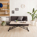 テーブル 昇降式 ダイニング リビング デスク 机 おしゃれ 北欧 カフェ風 西海岸風 レトロ 折り畳み 折りたたみ 無段階 ガス圧 昇降テーブル 【納期E】【szo-sh-05-19242】