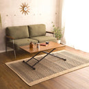 テーブル 昇降式 ダイニング リビング デスク 机 おしゃれ 北欧 カフェ風 西海岸風 レトロ 折り畳み 折りたたみ 無段階 ガス圧 昇降テーブル 【納期E】【szo-sh-05-19242】