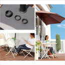 半円パラソル用重石 ベースのみ 土台 20kg パラソル別売り 【納期E】【szo-sh-05-30500】