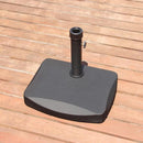 半円パラソル用重石 ベースのみ 土台 20kg パラソル別売り 【納期E】【szo-sh-05-30500】