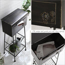 ポスト 自立式 郵便受け 郵便ポスト ガーデニング 玄関 置くだけ 後付け 後から 設置 おしゃれ レトロ アンティーク調 シャービック 薔薇 バラ A4サイズ 投函口 【納期E】【szo-sh-05-35500】