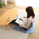 座椅子 折りたたみ スリム コンパクト 収納 隙間 リクライニング 軽量 薄い ベッド上 使える 滑り止め すべり止め 黄色 イエロー 青 ブルー ベージュ グレー 【納期E】【szo-sh-06-lsz】