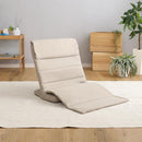 座椅子 折りたたみ スリム コンパクト 収納 隙間 リクライニング 軽量 薄い ベッド上 使える 滑り止め すべり止め 黄色 イエロー 青 ブルー ベージュ グレー 【納期E】【szo-sh-06-lsz】