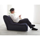 ビーズソファ 1人掛け 一人用 洗える カバーリング ビーズソファー クッション 厚み 座椅子 連結可能 ハイバック 背もたれ 肘掛けなし ファブリック 布地 【納期E】【szo-sh-07-cbs】